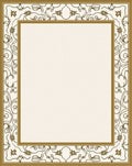 Elegant Floral Scrollwork Pattern Rug