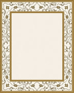 Elegant Floral Scrollwork Pattern Rug