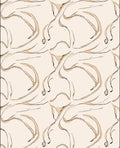 Abstract Flowing Lines Pattern Rug