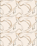 Abstract Flowing Lines Pattern Rug