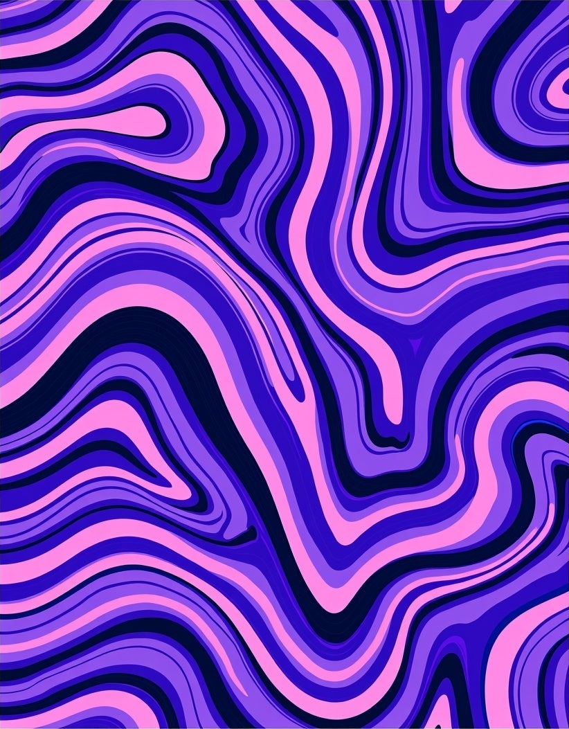 Abstract Swirl Pattern Rug