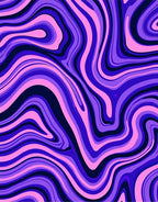 Abstract Swirl Pattern Rug