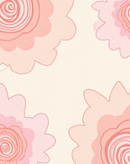 Sweet Floral Shape Pattern Rug