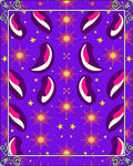Vibrant Paisley Sunburst Geometric Rug