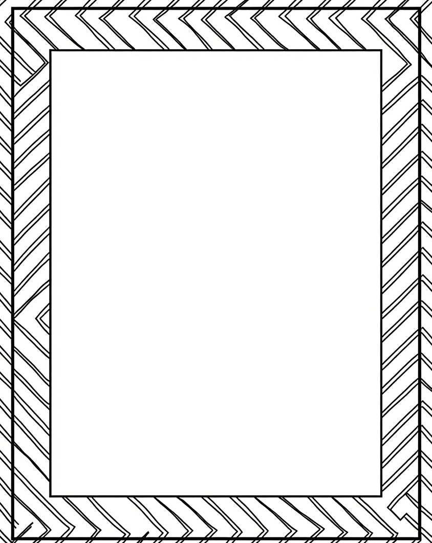 Bold Geometric Chevron Border Design Rug