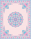 Mandala floral pastel intricate Rug