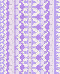 Purple White Geometric Abstract Stripes Rug