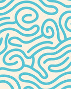 Abstract Swirls Pattern Rug