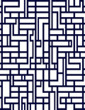 Abstract Geometric Maze Pattern Rug