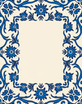 Classic Floral Scroll Pattern Rug