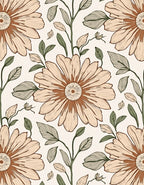Vintage Floral Pattern Rug