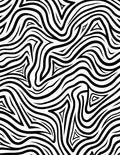 Bold Black White Abstract Stripes Rug