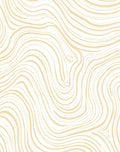 Abstract Swirl Soft Yellow Pattern Rug