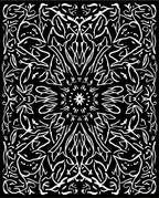 Abstract Nature Inspired Mandala Design Rug