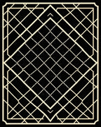Geometric Diamond Lattice Pattern Rug