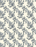 Abstract Floral Scroll Pattern Rug