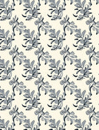 Abstract Floral Scroll Pattern Rug