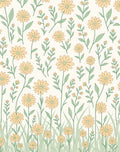 Daisies In 2 Tone Garden Pattern Rug