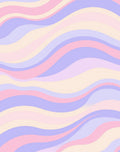 Pastel Waves Pattern Rug