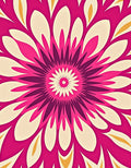 Bold Floral Mandala Pattern Rug