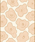 Organic Wood Grain Pattern Rug