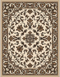 Classic Floral Scrollwork Pattern Rug
