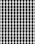 Bold Black White Geometric Stripe Rug