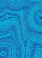 Blue Swirls Line Pattern Rug