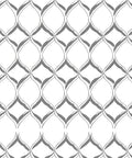 Gray Swirling Lattice Pattern Design Rug