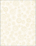 Cream Swirl Patterned Organic Design Rug