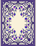 Art Nouveau Floral Swirl Design Rug