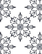Monochromatic Floral Medallion Arrangement Rug