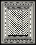 Monochromatic Geometric Border Rug