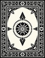 Mandala Geometric Art Rug