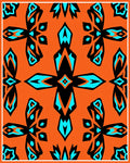 Bold Geometric Symmetry Print Rug