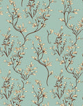 Delicate Botanical Vines Soft Pattern Rug