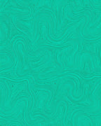 Abstract Teal Topographic Flow Pattern Rug