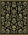 Classical Floral Vine Pattern Design Rug