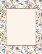 Swirling Pastel Abstract Pattern Rug