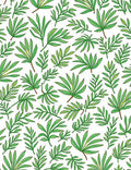 Green Leaf Pattern Design Rug