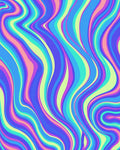 Psychedelic Swirl Pattern Rug