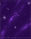 Cosmic Starburst Galaxy Pattern Rug