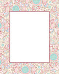 Whimsical Abstract Floral Pattern Design Rug