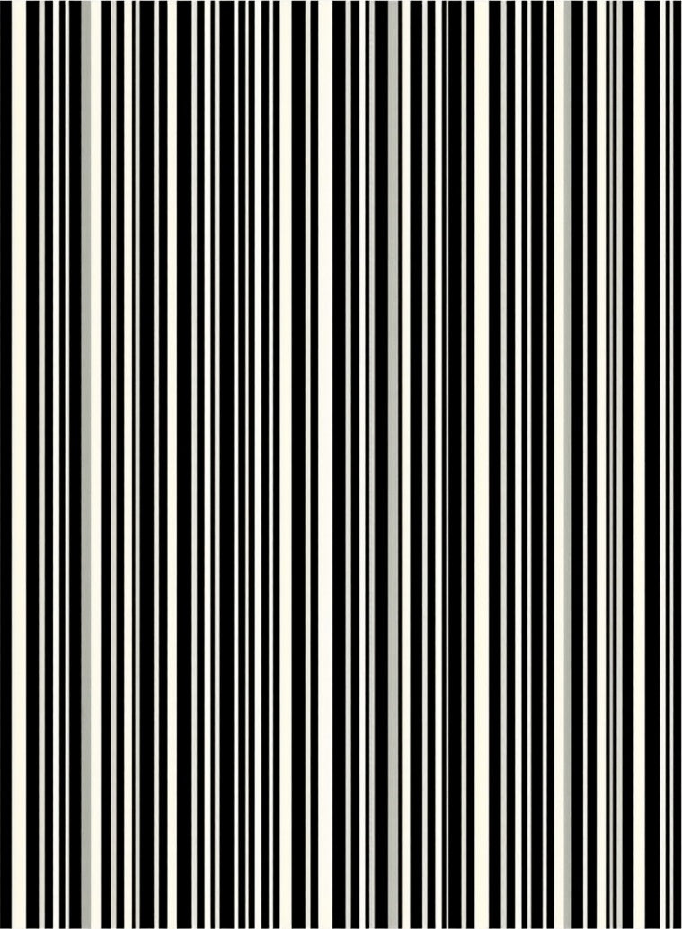 Abstract Vertical Line Pattern Rug