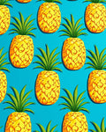 Tropical Yellow Pineapple Pattern Rug