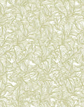 Golden Leaf Vein Pattern Rug