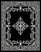Classic White Acanthus Scroll Rug