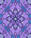 Whimsical Floral Mandala Inspired Design Rug