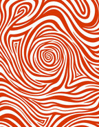 Abstract Swirl Stripe Design Rug
