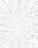 Abstract Swirl Monochrome Dynamic Lines Rug